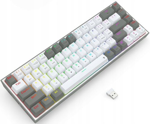 Klawiatura Redragon Castor Pro White-Gray na Arena.pl