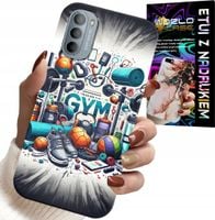 ETUI DO MOTOROLA G31 / G41 - SIŁOWNIA GYM FITNESS SPORT CASE + FOLIA