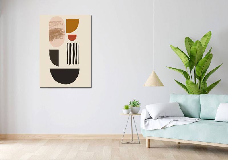 Obraz 70x100cm Tekstura i Pastel zdjęcie 2