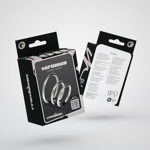 crushious saruman 3 metal cockring set na Arena.pl