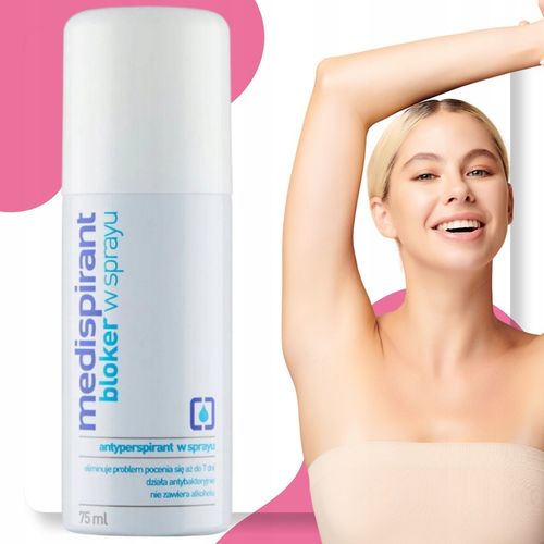 Antyperspirant spray 75 ml Medispirant bloker potu pod pachy na Arena.pl