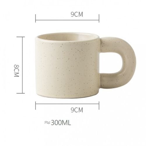 ceramiczny, nakrapiany kubek z uchem 300 ml cup21 na Arena.pl