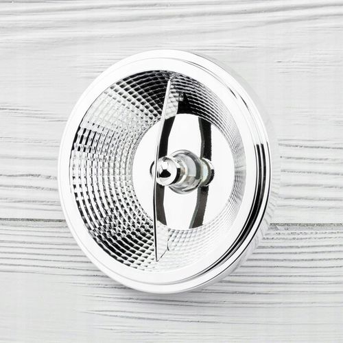 Żarówka LED AR111 ES111 GU10 10W = 75W 1055lm 3000K Ciepła 24° Srebrna na Arena.pl