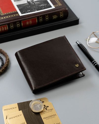 portfel męski skórzany n01-rvt-3173 d.brown na Arena.pl