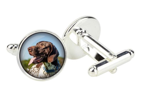 Spinki do mankietów z pieskiem - Pointer 2 na Arena.pl