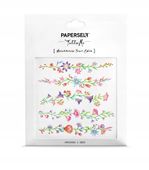 Paperself tatuaż wodny tymczasowy Flower Chain