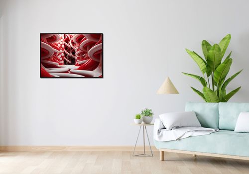 Plakat 84x59,5cm Czerwone Wiry na Arena.pl