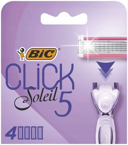 BIC CLICK SOLEIL 5 ZESTAW MASZYNKA DO GOLENIA DLA KOBIET + 6 WKŁADÓW OSTRZY na Arena.pl