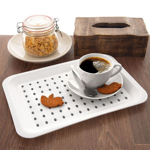 Taca do serwowania biała 33x23 cm na Arena.pl