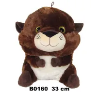 Pluszak Wydra 33cm Siedzaca Kula Sa