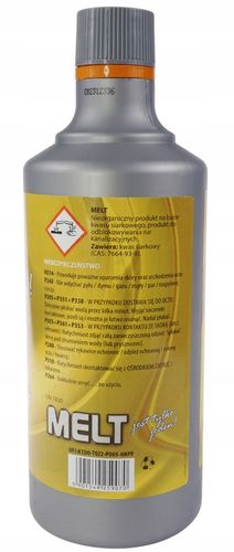 ŚRODEK PŁYN DO UDRAŻNIANIA RUR KANALIZACJI MELT x 1 szt 0,75L na Arena.pl