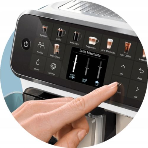 Automatyczny ekspres ciśnieniowy Philips EP5545/70 1500 W biały na Arena.pl