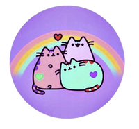 Opłatek na tort Pusheen