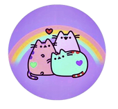 Opłatek na tort Pusheen
