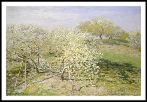 Plakat 91,5x61cm Spring, Monet Vintage do Salonu na Arena.pl