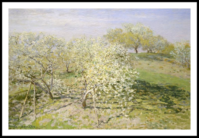 Plakat 91,5x61cm Spring, Monet Vintage do Salonu zdjęcie 3