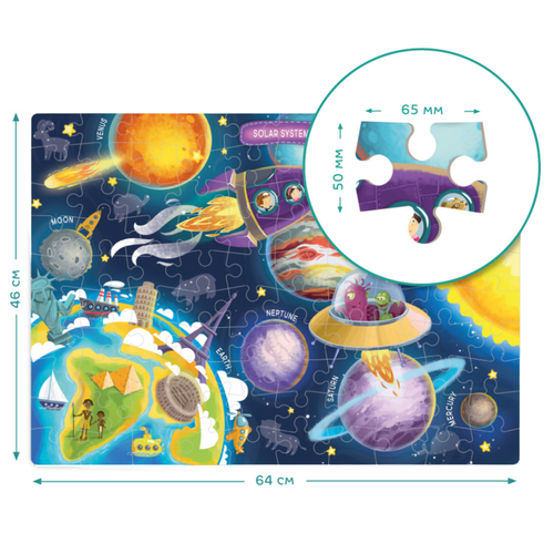 Puzzle Kosmos Planety Dodo 100 El  300141 na Arena.pl