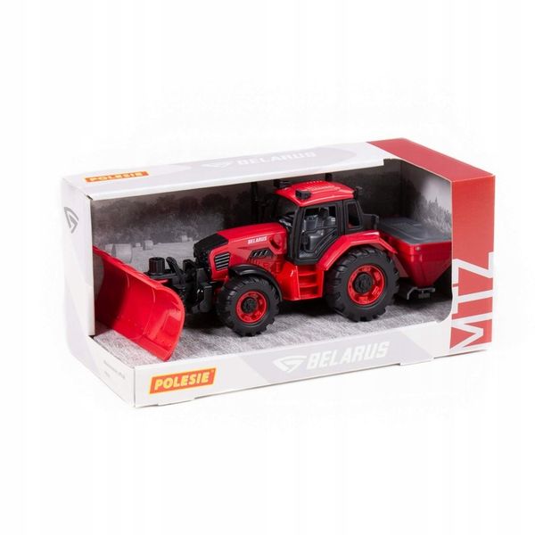 Wader Traktor "Belarus" do odśnieżania Czerwony zdjęcie 7