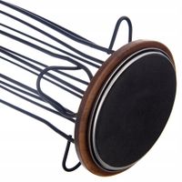 Stojak na kapsułki do kawy obrotowy metalowy czarny 40 cm