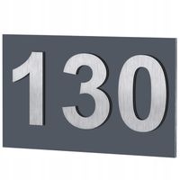 WYPUKŁY NUMER NA DOM | TABLICZKA ADRESOWA Z NUMEREM DOMU / MIESZKANIA