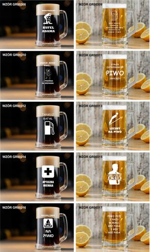 Kufel do Piwa GRAWEROWANY prezent dla DZIADKA HIT! na Arena.pl