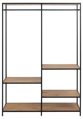Wieszak na ubrania Seaford dąb/czarny na Arena.pl