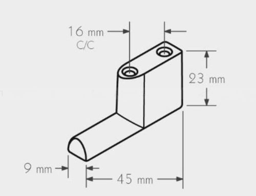Wieszak meblowy Schwinn 2971 Dziecięcy Rozstaw w mm - 16, Kolor pokrycia - Żółty lakier na Arena.pl