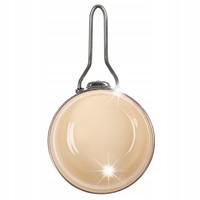 Rondelek Emaliowany Rondel Garnek z Długim Uchwytem Tradycyjny 16 cm 950 ml