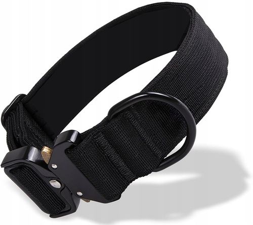 TAKTYCZNA OBROŻA QR DLA PSA MOCNA REGULOWANA POLICYJNA MOCNA 40-55cm L 4cm na Arena.pl