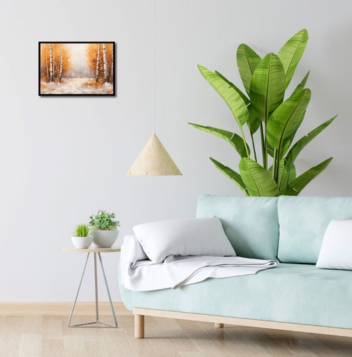 Plakat 42x29,7cm Jesienne Brzozy na Arena.pl