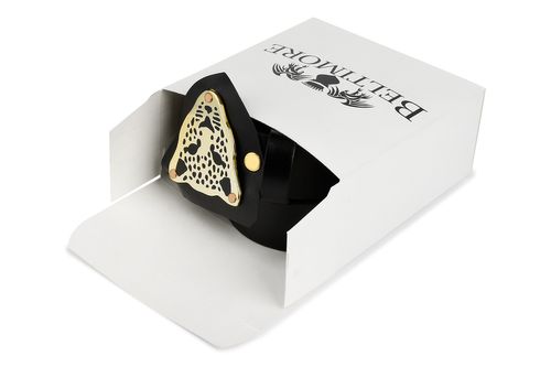 Beltimore Skórzany Damski Pasek Do Spodni 2,3 Cm Czarny A94 na Arena.pl