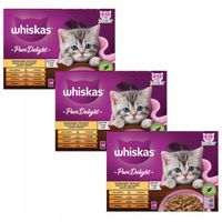 Whiskas Karma dla kotów Mix 3 smaków 85 g x 40 sztuk