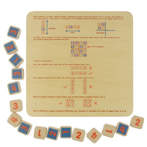 MASTERKIDZ TABLICA EDUKACYJNA GRA MINI SUDOKU na Arena.pl