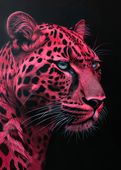 Plakat 67,5x95cm Szkarłatny Jaguar