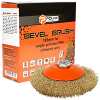 Szczotka tarczowa druciana do szlifierek kątowych 125mm drut falisty M14