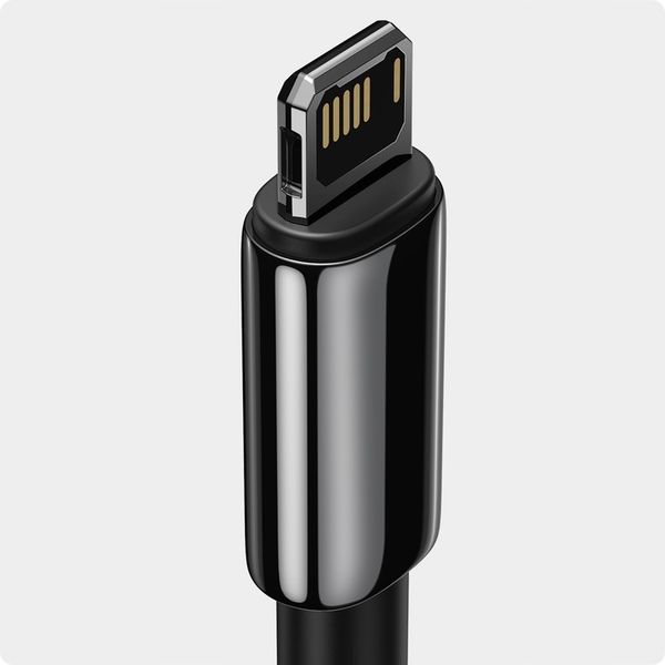 BASEUS MOCNY KABEL USB - LIGHTNING DO IPHONE IPAD PRZEWÓD OPLOT 2.4A 1M zdjęcie 9