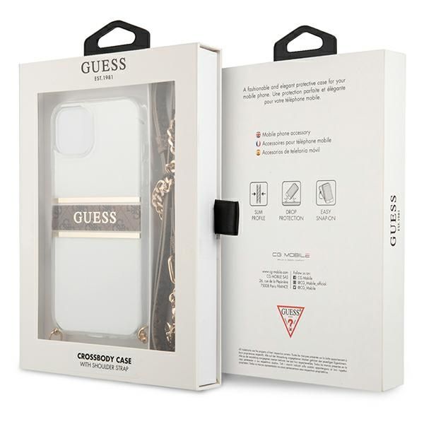 Etui Guess do iPhone 13 mini, Przezroczysty zdjęcie 8