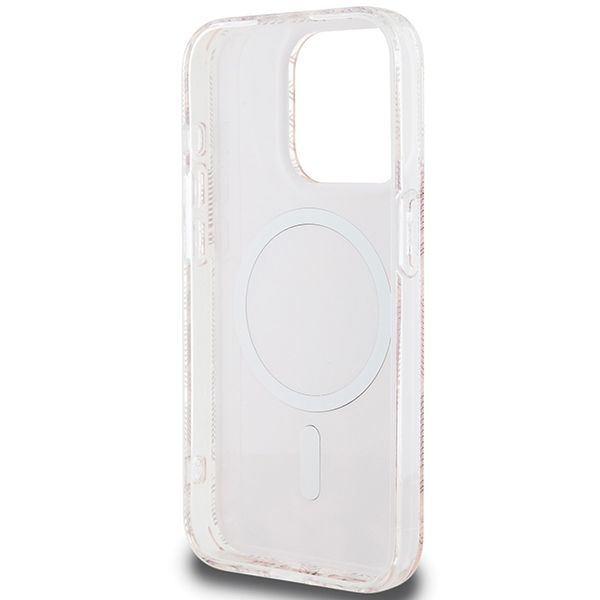 Etui Guess do iPhone 15 Pro, Różowy, MagSafe zdjęcie 7