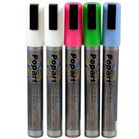 markery do tablicy końcówka 2-6mm zestaw 5szt. - hendi 664216