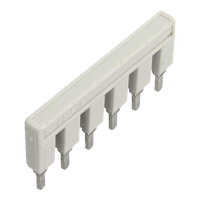 Wago mostek 6 - torowym z izolacją jasnoszary 2001-406 1szt