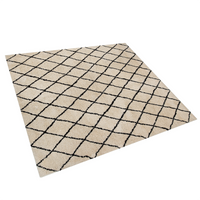 Dywan 200 x 200 cm beżowy MIDYAT