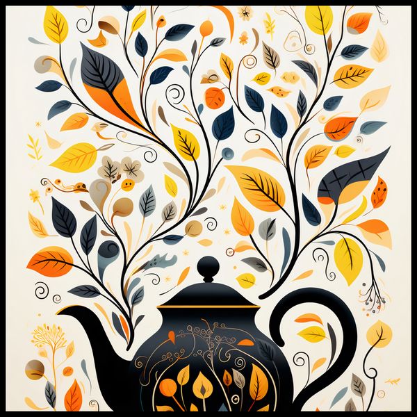 Plakat 70x70cm Jesienna Melodia zdjęcie 2