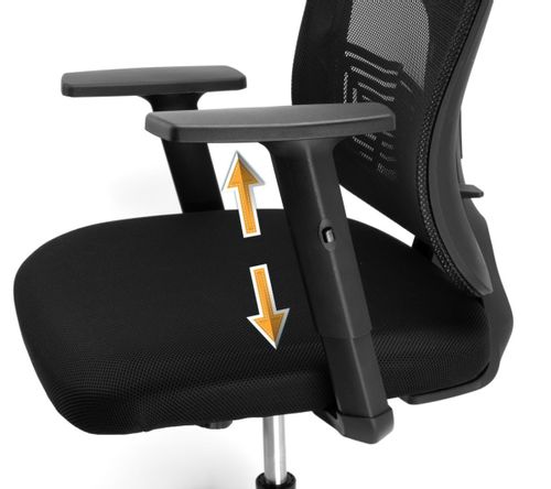 Fotel biurowy regulowany KALISTO czarny na Arena.pl