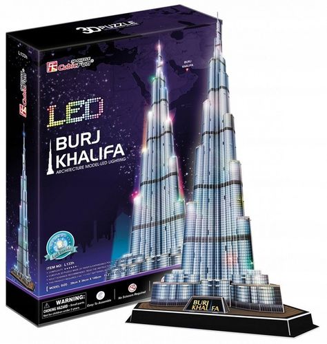 Puzzle 3D Notre Dame Cubic Fun LED Prezent na Arena.pl