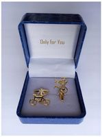 Spinki do mankietów koszuli EXC Złoty Rower