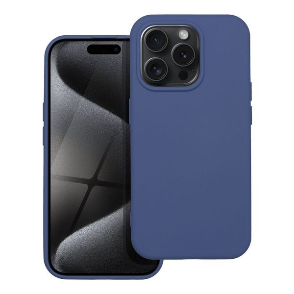 Futerał SILICONE do IPHONE 15 Pro niebieski zdjęcie 1