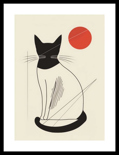 Plakat 25x35cm Czerwony Krąg zdjęcie 3