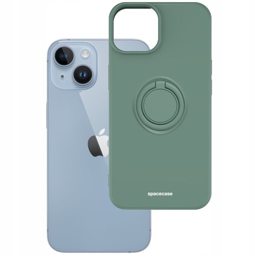 ETUI MATOWE DO IPHONE 14 SPACECASE SILICONE RING SILIKONOWE + SZKŁO na Arena.pl