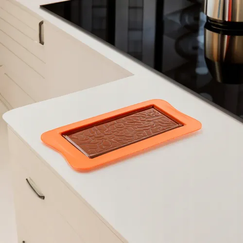 FORMA SILIKONOWA TABLICZKA DO CZEKOLADY WZÓR 15SZT LÓD DESER 10,5 x 21 CM na Arena.pl