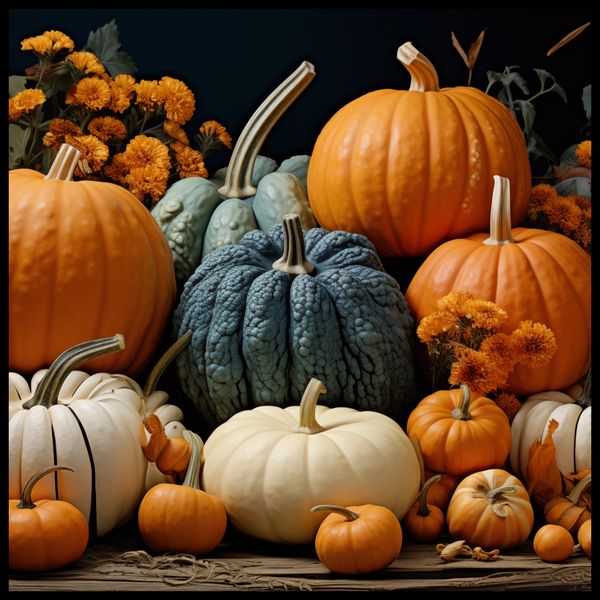 Plakat 100x100cm Jesienne Urodzaje zdjęcie 2